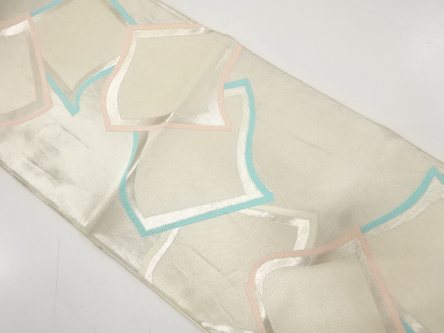 JAPANESE KIMONO / ANTIQUE KIMONO / SILK / WOVEN SHIKISHI PATTERN